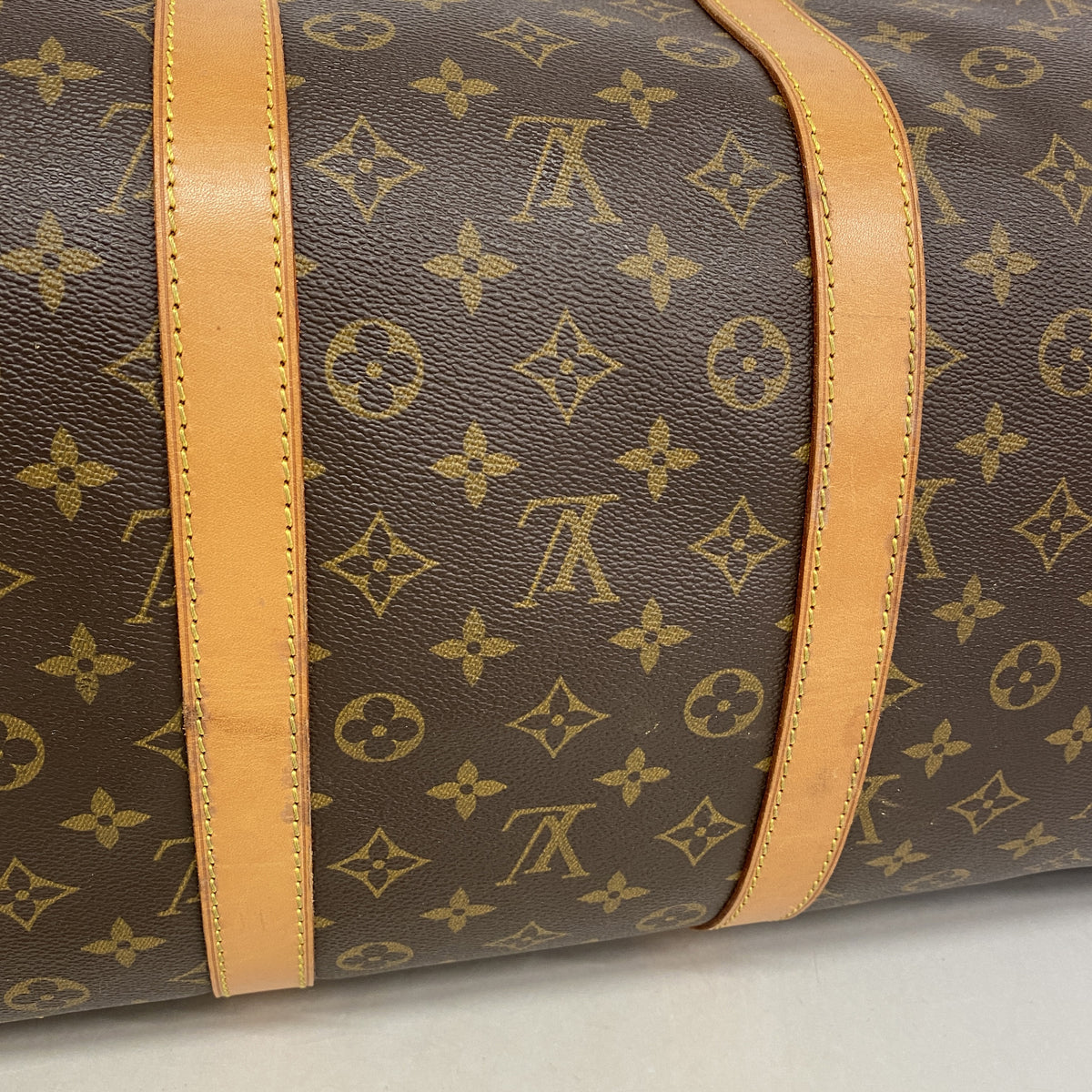 【6ge6176】ルイヴィトン ボストンバッグ モノグラム キーポル55 M41424 ブラウン【中古】メンズ レディース ユニセックス