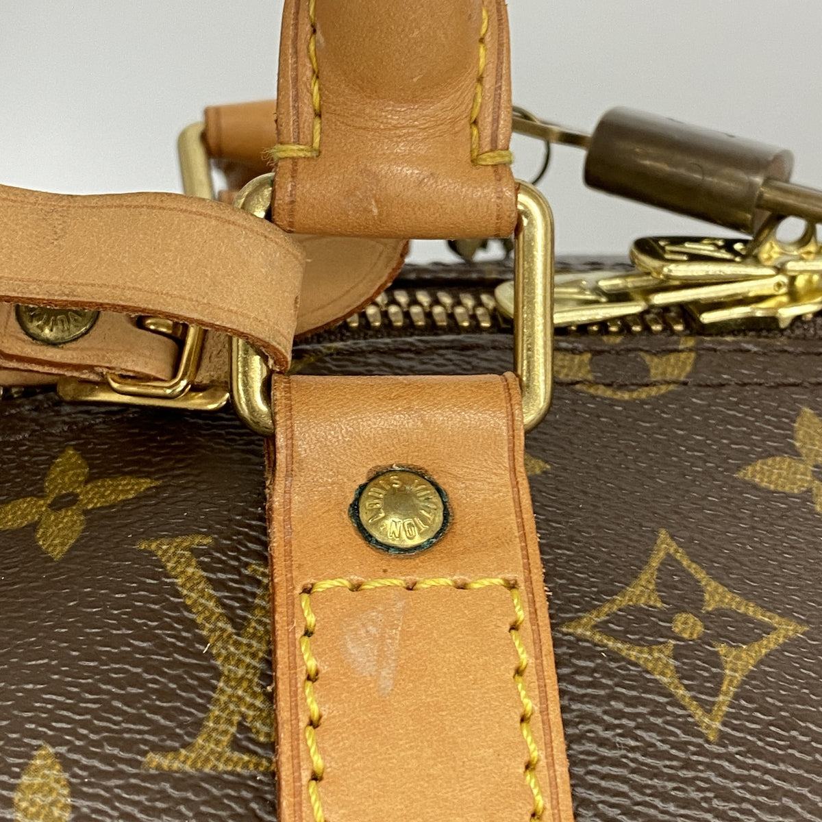 【6ge6176】ルイヴィトン ボストンバッグ モノグラム キーポル55 M41424 ブラウン【中古】メンズ レディース ユニセックス