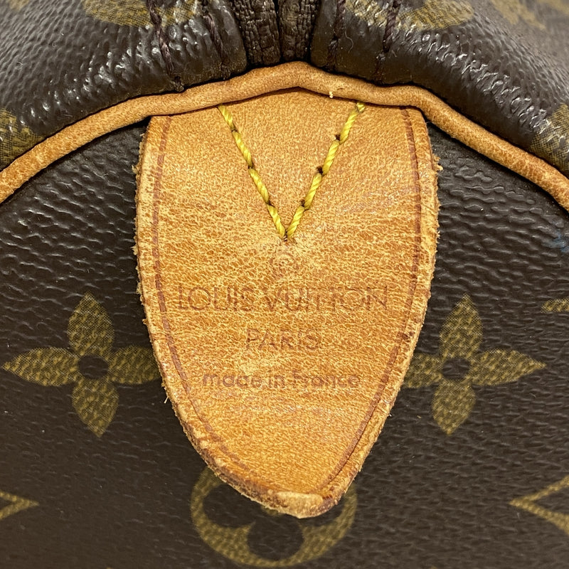 【6ge6178】ルイヴィトン ハンドバッグ モノグラム スピーディ35 M41107 ブラウン【中古】レディース