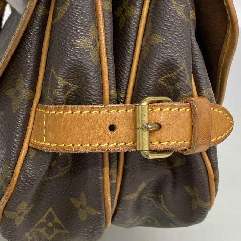 【6ge6179】ルイヴィトン ショルダーバッグ モノグラム ソミュール30 M42256 ブラウン【中古】レディース