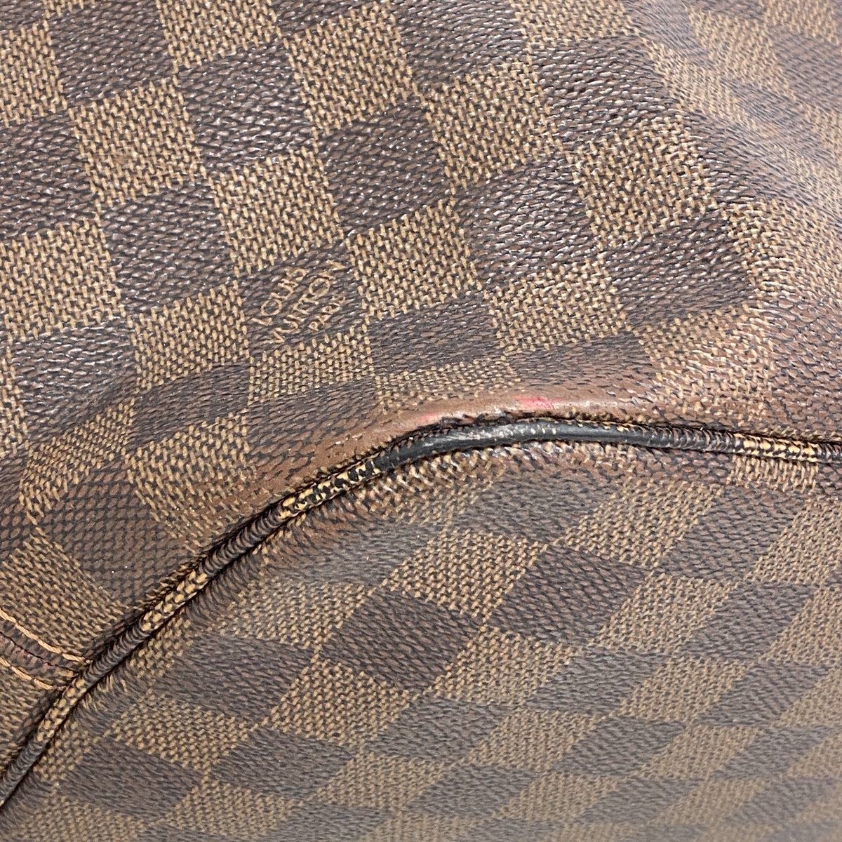 【6ge6181】ルイヴィトン トートバッグ ダミエ ネヴァーフルMM N51105 エベヌ【中古】レディース