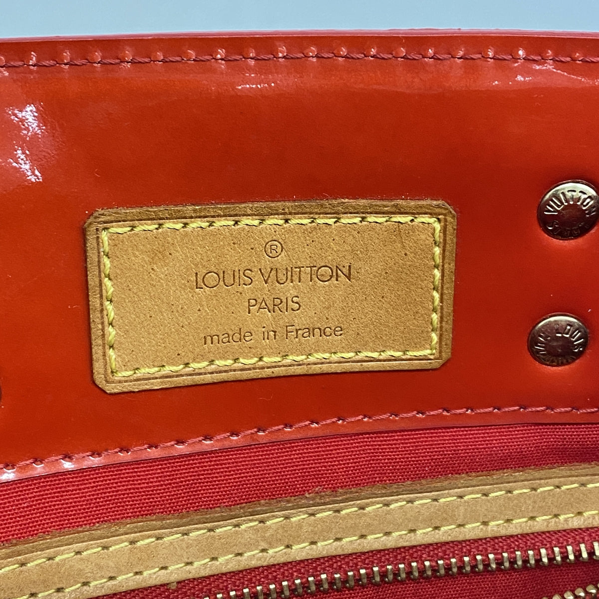 【6ge6182】ルイヴィトン ハンドバッグ ヴェルニ リードPM M91088 ルージュ【中古】レディース