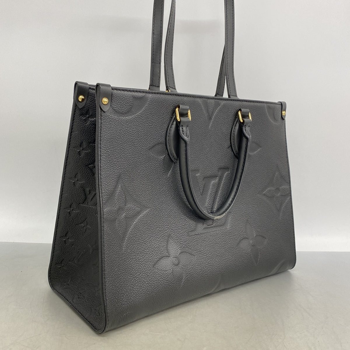 【6ge6183】ルイヴィトン トートバッグ モノグラム・アンプラント オンザゴーMM M45595 ノワール 2wayバッグ【中古】レディース