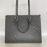 【6ge6183】ルイヴィトン トートバッグ モノグラム・アンプラント オンザゴーMM M45595 ノワール 2wayバッグ【中古】レディース