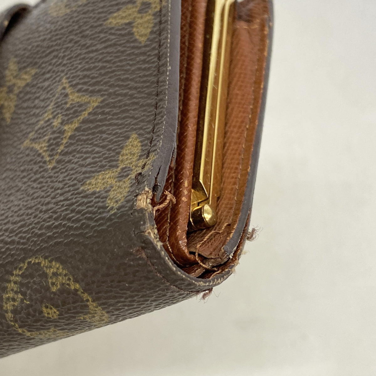 【6ge6185】ルイヴィトン 財布 モノグラム ポルトモネビエヴィエノワ M61663 ブラウン【中古】レディース