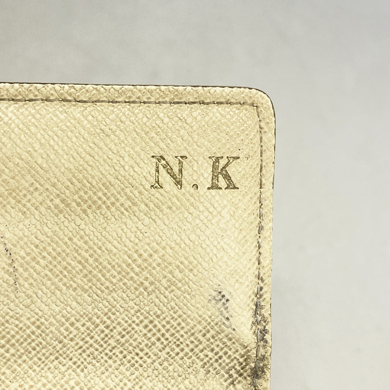 【6ge6186】ルイヴィトン 長財布 ダミエ・アズール ポルトフォイユ サラ N61735 ホワイト【中古】レディース