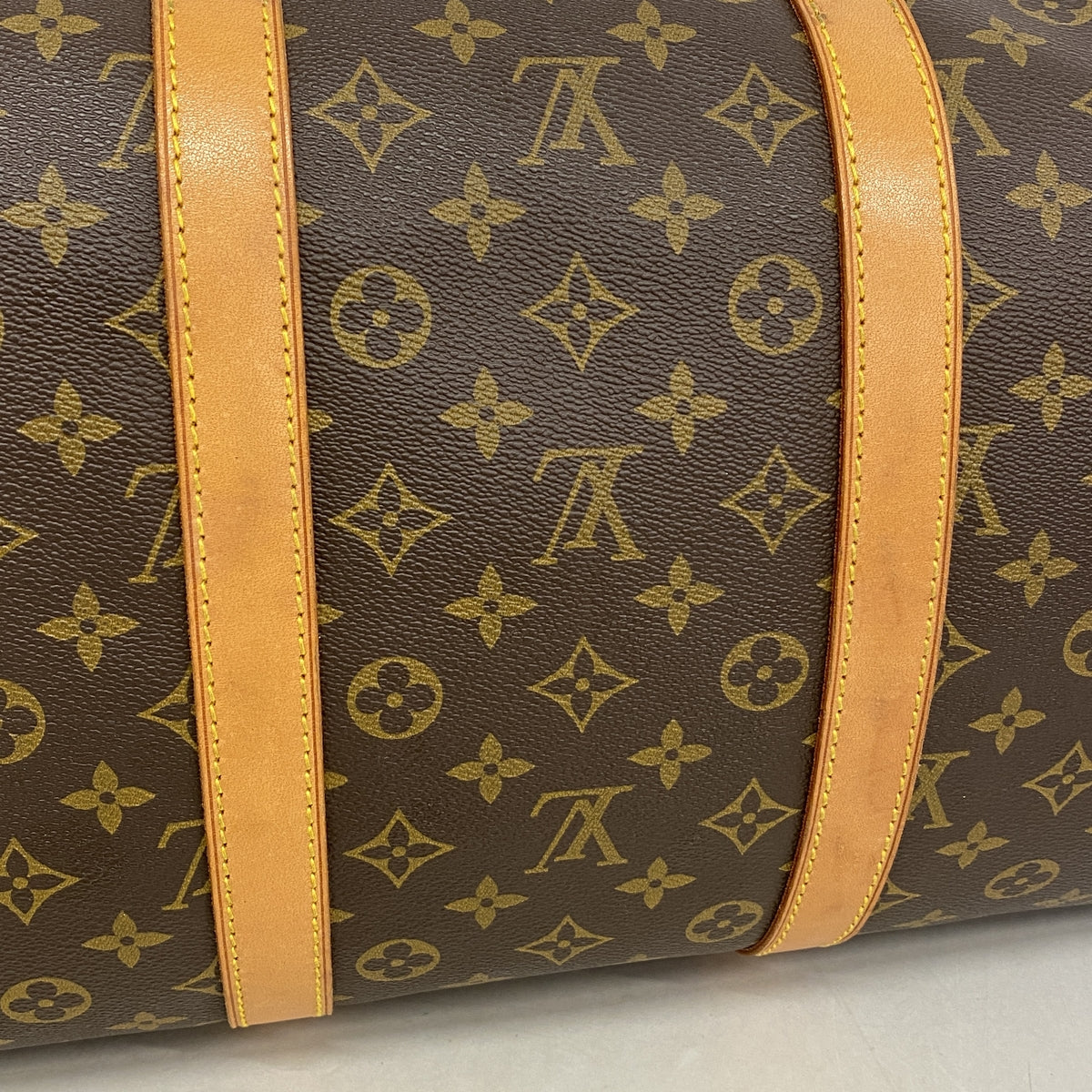 【6ge6187】ルイヴィトン ボストンバッグ モノグラム キーポル55 M41424 ブラウン【中古】メンズ レディース ユニセックス