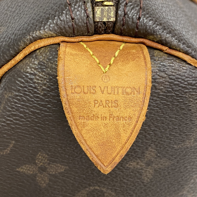 【6ge6188】ルイヴィトン ハンドバッグ モノグラム スピーディ30 M41108 ブラウン【中古】レディース