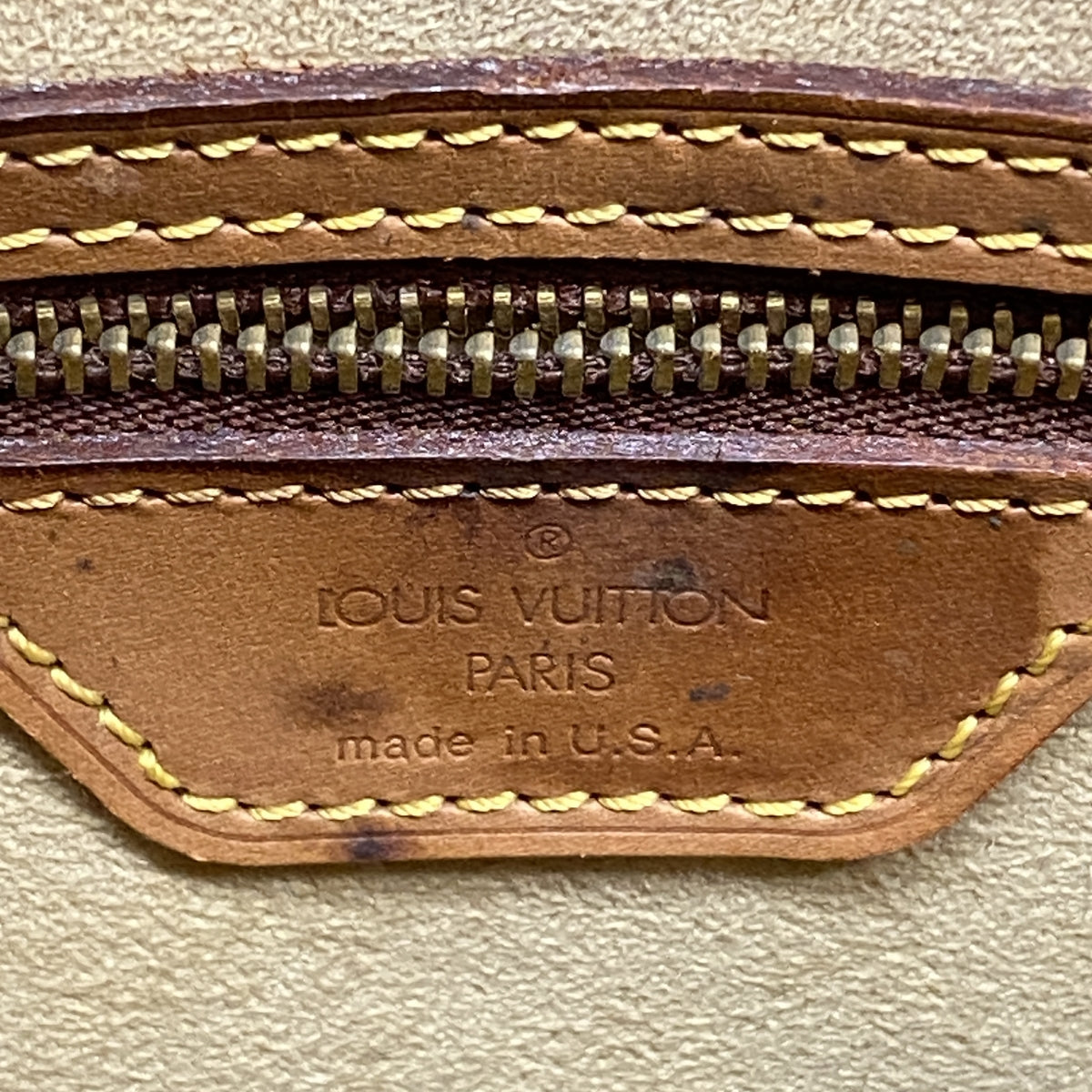 【6ge6192】ルイヴィトン ショルダーバッグ モノグラム ルーピングGM M51145 ブラウン【中古】レディース