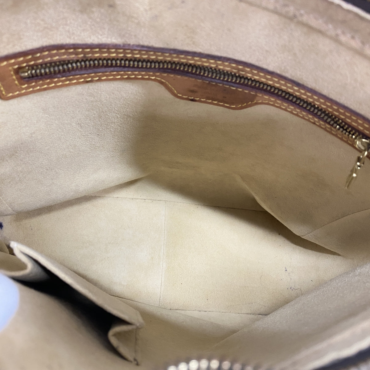 【6ge6192】ルイヴィトン ショルダーバッグ モノグラム ルーピングGM M51145 ブラウン【中古】レディース