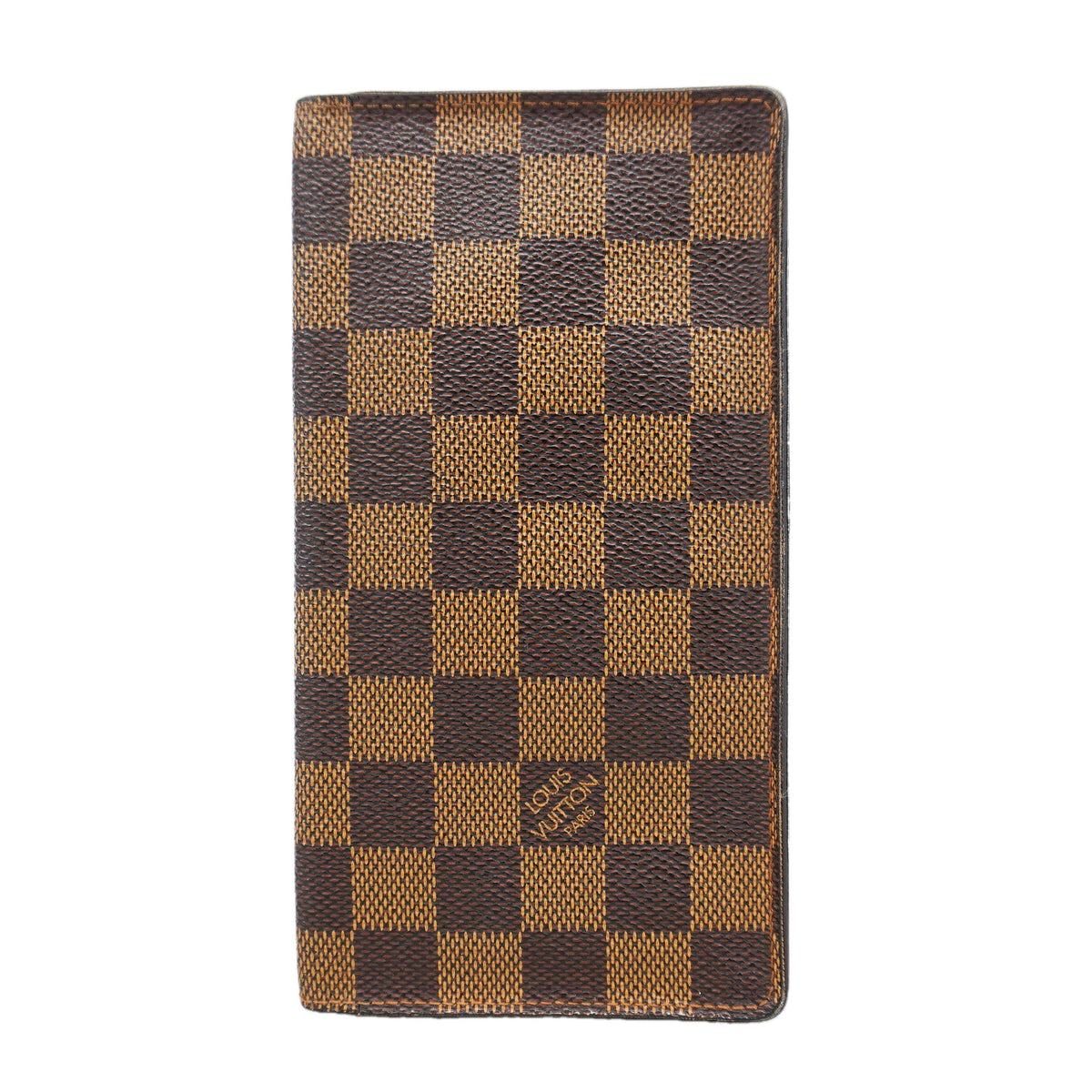 【6ge6224】ルイヴィトン 長札入れ ダミエ カルトクレディ円 N60825 エベヌ【中古】メンズ