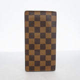 【6ge6224】ルイヴィトン 長札入れ ダミエ カルトクレディ円 N60825 エベヌ【中古】メンズ