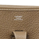 【6ge6227】エルメス ショルダーバッグ エヴリン3PM トリヨンクレマンス エトゥープ シルバー金具 □L刻印【中古】レディース