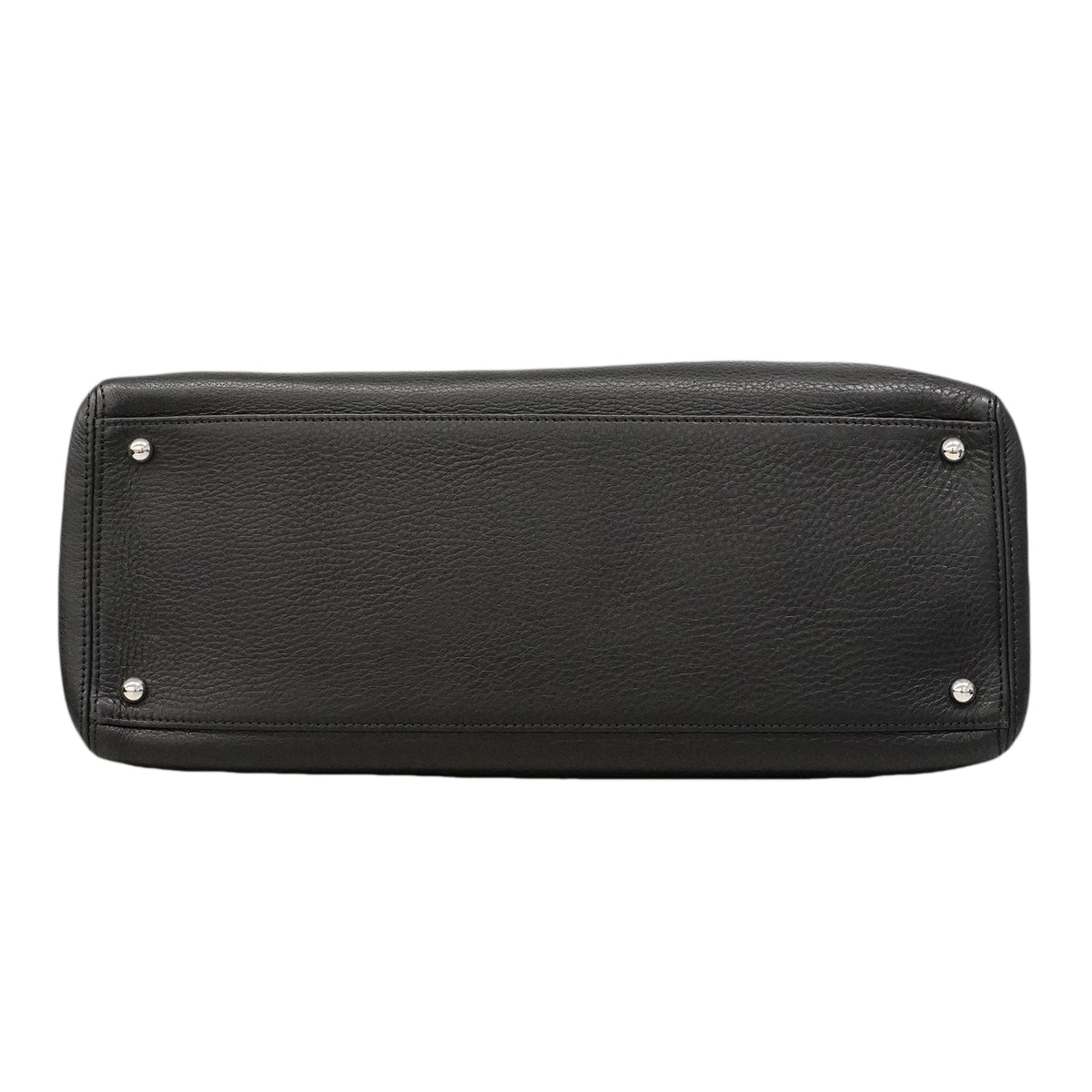 【6ge6228】シャネル トートバッグ エグゼクティブ レザー ブラック シルバー金具 2wayバッグ【中古】レディース