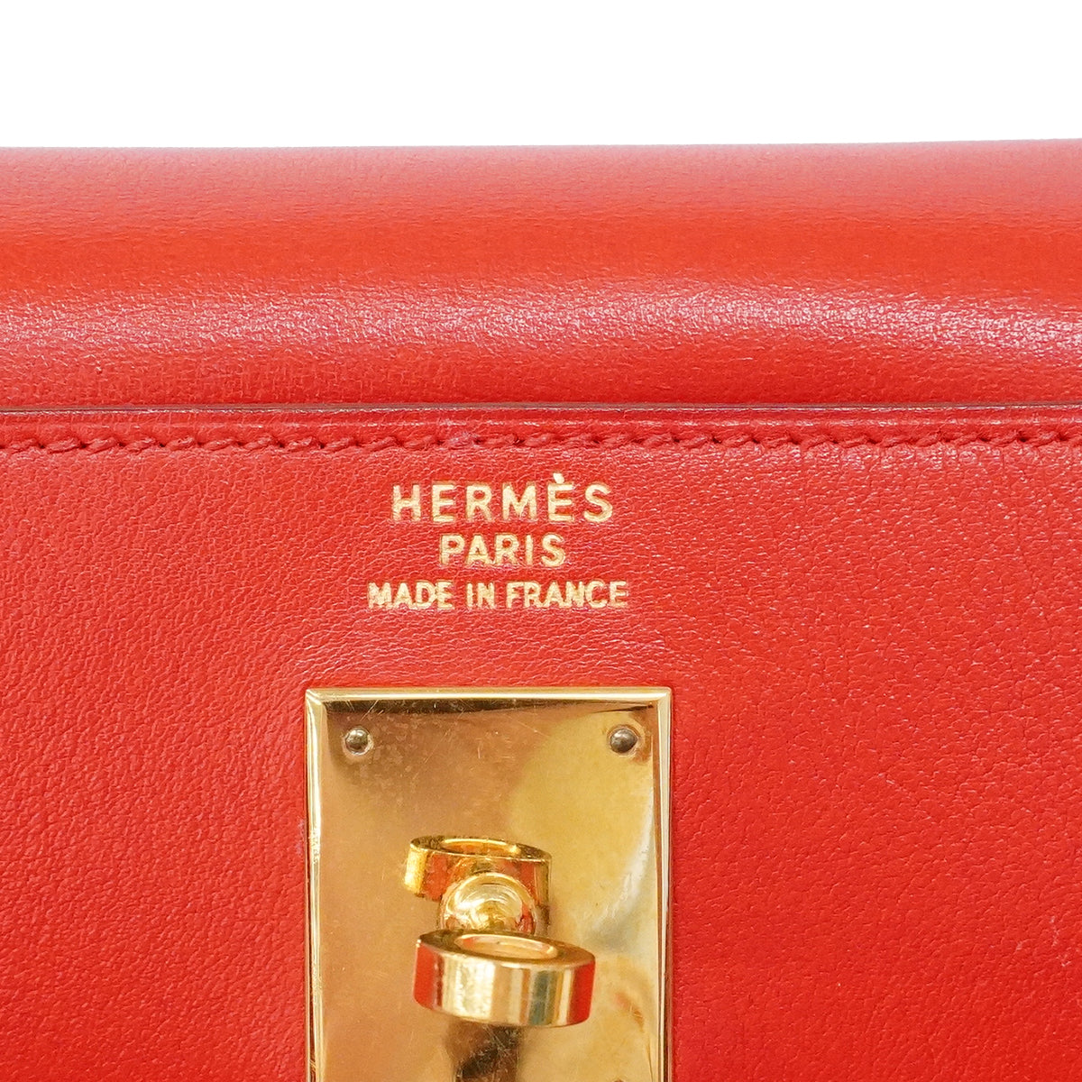 【6ge6231】エルメス ハンドバッグ ケリー35 ヴォーガリバー ルージュカザック ゴールド金具 〇Z刻印 2wayバッグ【中古】レディース