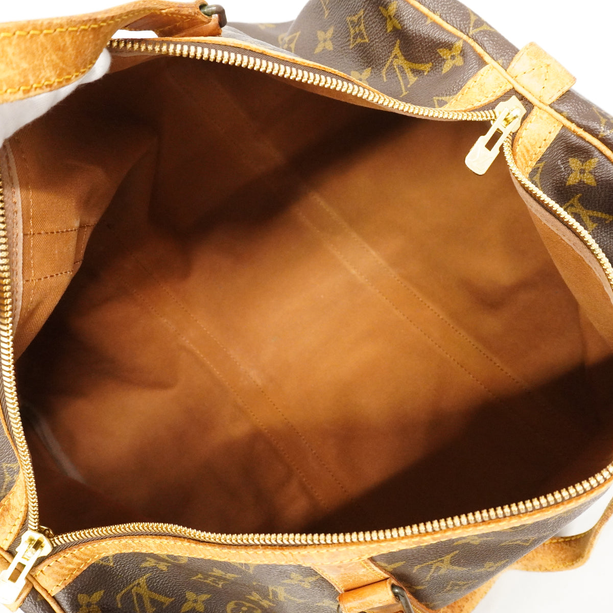 【6ge6242】ルイヴィトン ボストンバッグ モノグラム サックスプール45 M41624 ブラウン【中古】メンズ レディース ユニセックス