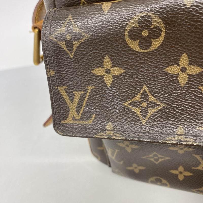 【6ge6245-h】ルイヴィトン ショルダーバッグ モノグラム ヴィバシテGM M51163 ブラウン【中古】レディース
