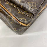 【6ge6245-h】ルイヴィトン ショルダーバッグ モノグラム ヴィバシテGM M51163 ブラウン【中古】レディース