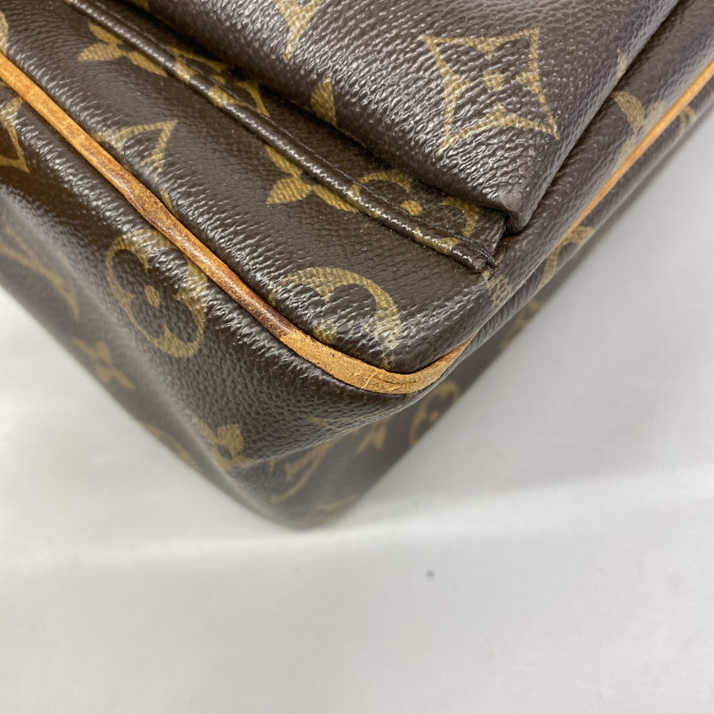 【6ge6245-h】ルイヴィトン ショルダーバッグ モノグラム ヴィバシテGM M51163 ブラウン【中古】レディース