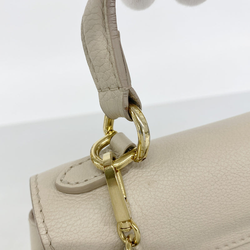 【6ge6246-h】ルイヴィトン ハンドバッグ ロックミーエヴァーMINI M21052 グレージュ 2wayバッグ【中古】レディース