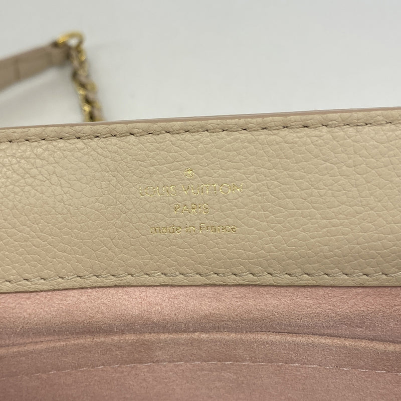 【6ge6246-h】ルイヴィトン ハンドバッグ ロックミーエヴァーMINI M21052 グレージュ 2wayバッグ【中古】レディース