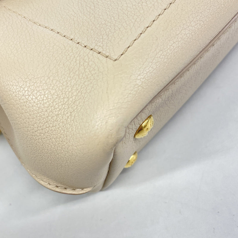 【6ge6246-h】ルイヴィトン ハンドバッグ ロックミーエヴァーMINI M21052 グレージュ 2wayバッグ【中古】レディース