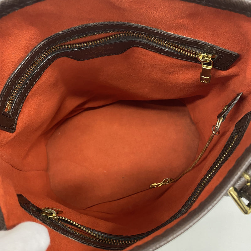 【6ge6247-h】ルイヴィトン トートバッグ ダミエ マレ N42240 エベヌ【中古】レディース