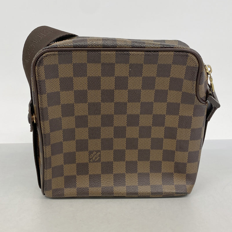 【6ge6248-h】ルイヴィトン ショルダーバッグ ダミエ オラフPM N41442 エベヌ【中古】レディース
