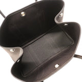 【6ge6251-h】エルメス トートバッグ ガーデンパーティTPM トワルミリタリー ベブラン シルバー金具 G刻印【中古】レディース