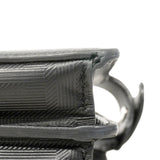 【6ge6252-e】フェンディ ハンドバッグ アイシーユーエックスクロス レザー ブラック シルバー金具 2wayバッグ【中古】メンズ