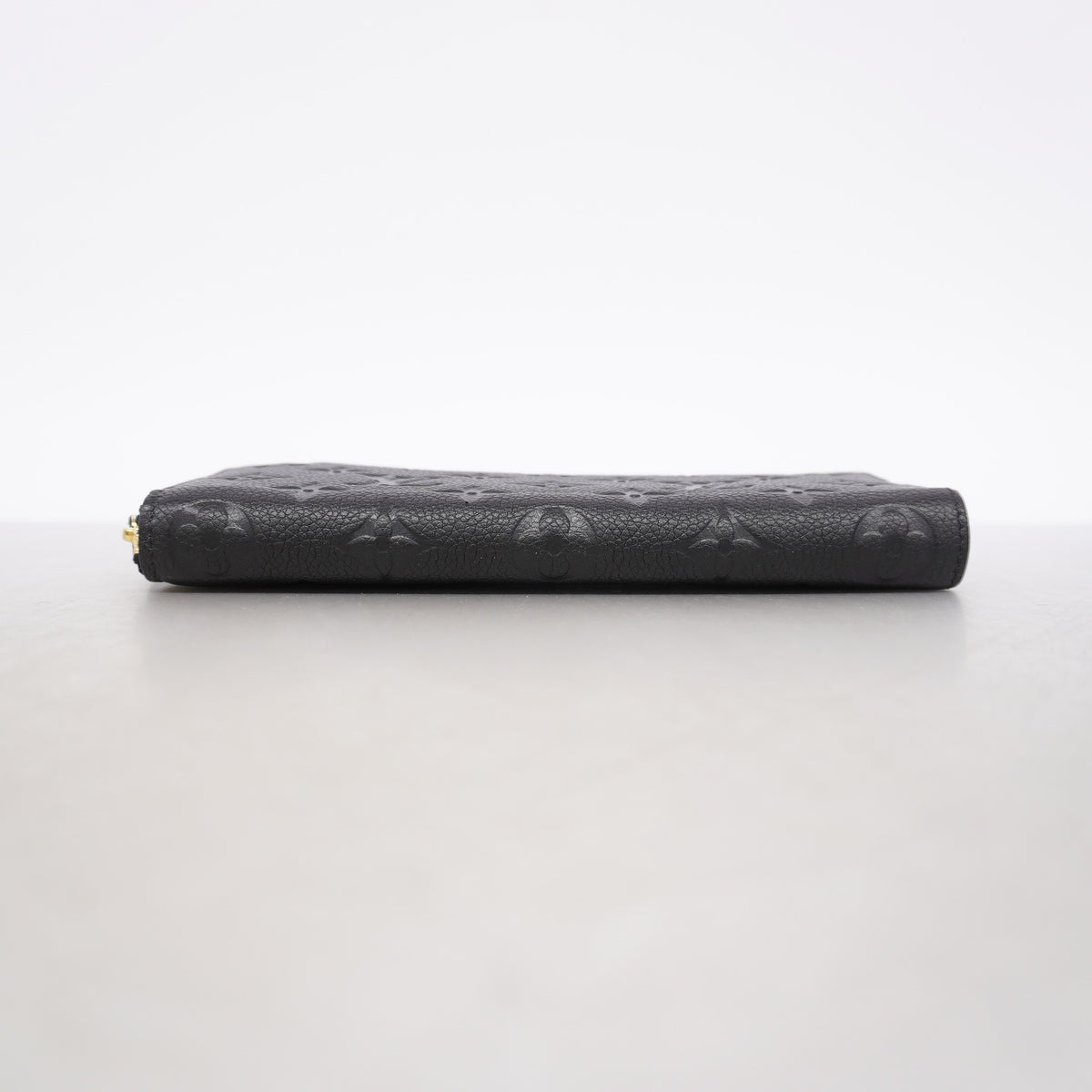 【6ge6262-k】ルイヴィトン 長財布 モノグラム・アンプラント ポルトフォイユクレマンス M60171 ノワール【中古】レディース