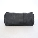 【6ge6263-h】エルメス トートバッグ ガーデンパーティPM トワルアッシュ ブラック シルバー金具 □F刻印【中古】レディース
