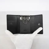 【6ge6268-k】グッチ キーケース グッチシマ 138093 レザー ブラック シルバー金具【中古】メンズ レディース ユニセックス