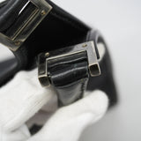 【6ge6269-k】グッチ ハンドバッグ GGキャンバス/ジャッキー 01719 キャンバス ブラック シルバー金具【中古】レディース