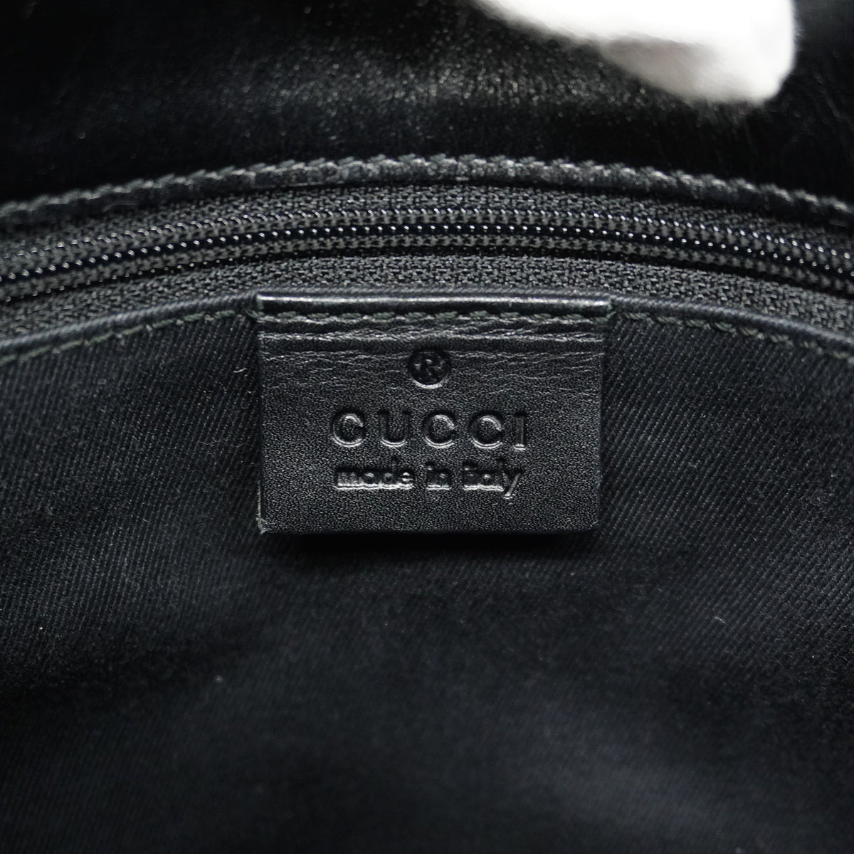 【6ge6269-k】グッチ ハンドバッグ GGキャンバス/ジャッキー 01719 キャンバス ブラック シルバー金具【中古】レディース