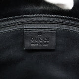 【6ge6269-k】グッチ ハンドバッグ GGキャンバス/ジャッキー 01719 キャンバス ブラック シルバー金具【中古】レディース