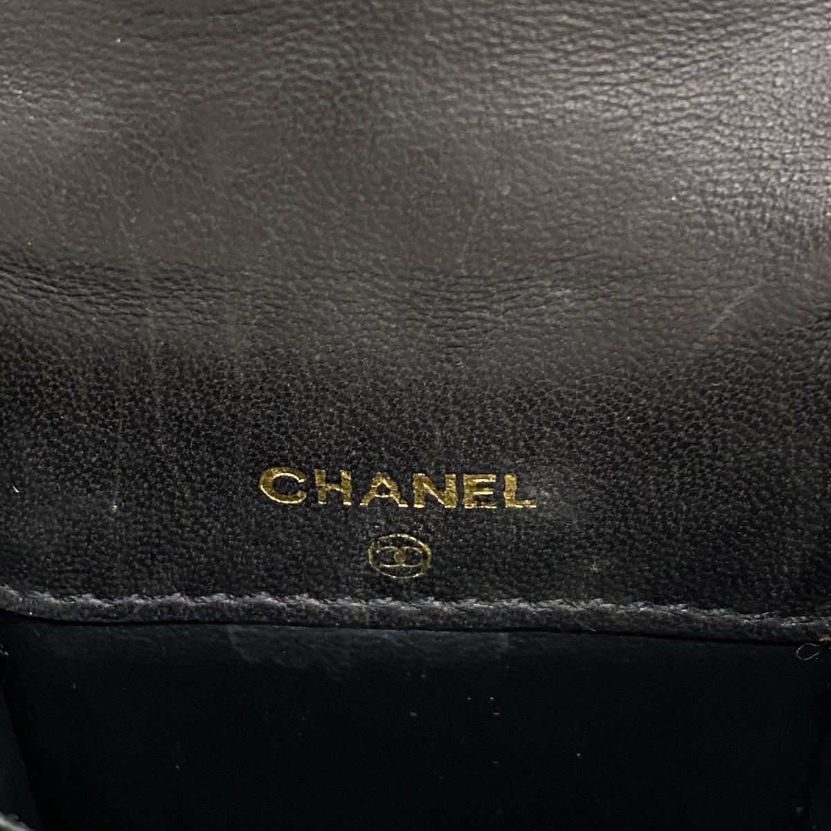 【6ge6280-k】シャネル ショルダーバッグ マトラッセ チェーンショルダー ラムスキン ブラック ゴールド金具【中古】レディース