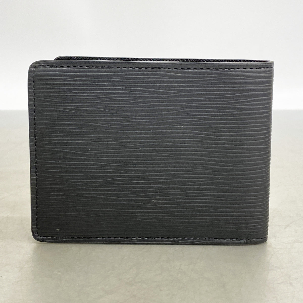 【6ge6285-k】ルイヴィトン 財布 エピ ポルトフォイユスレンダー M60332 ノワール【中古】メンズ