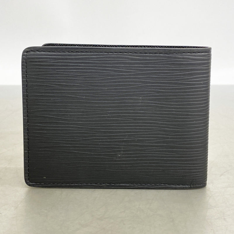 【6ge6285-k】ルイヴィトン 財布 エピ ポルトフォイユスレンダー M60332 ノワール【中古】メンズ