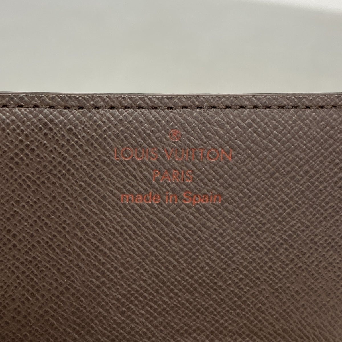 【6ge6286-k】ルイヴィトン カードケース ダミエ アンヴェロップカルトドゥヴィジット N62920 エベヌ【中古】メンズ レディース ユニセックス