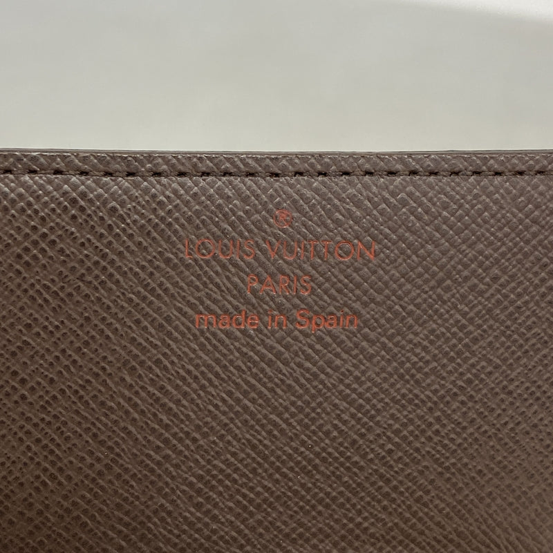 【6ge6286-k】ルイヴィトン カードケース ダミエ アンヴェロップカルトドゥヴィジット N62920 エベヌ【中古】メンズ レディース ユニセックス
