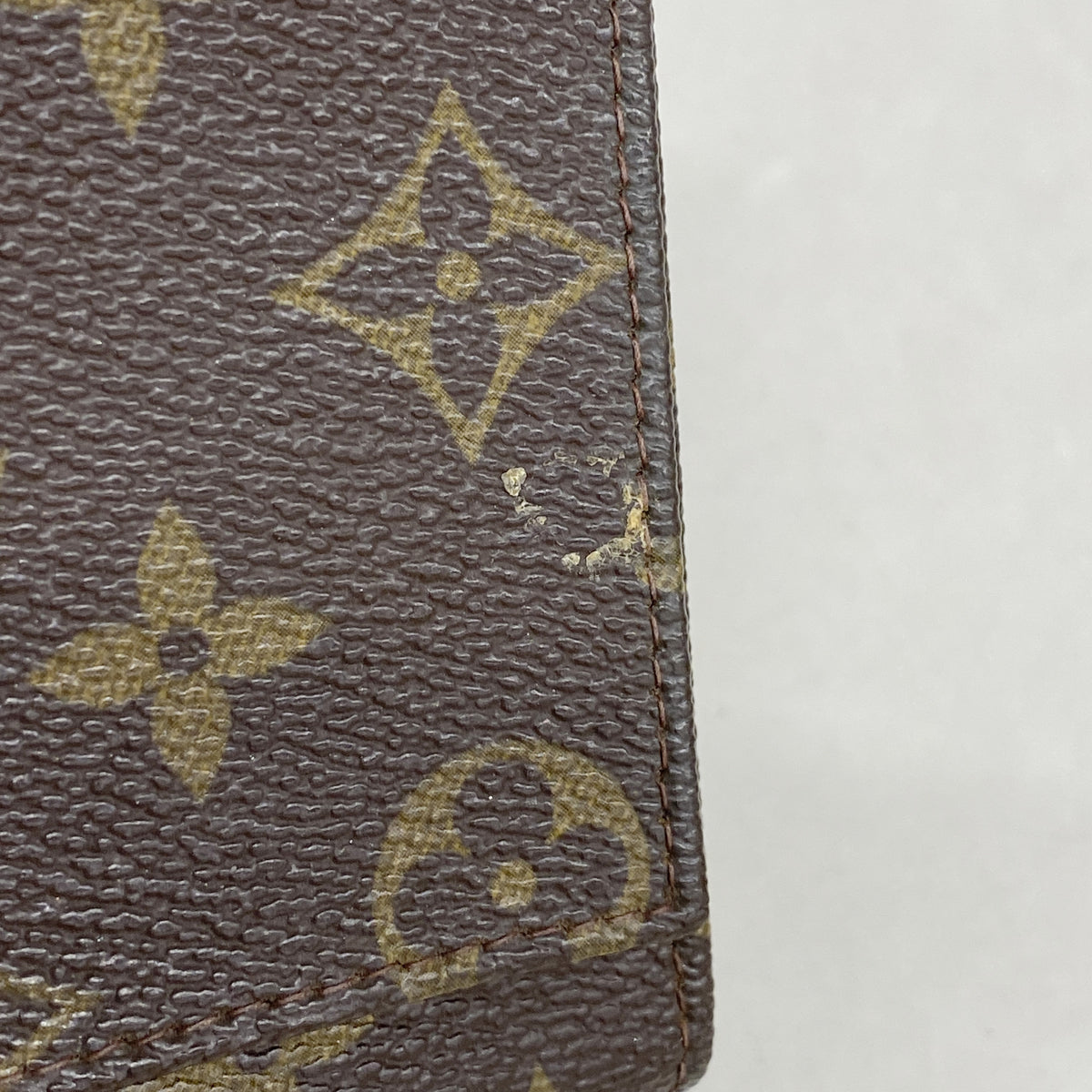 【6ge6291-k】ルイヴィトン 長札入れ モノグラム ブラウン【中古】レディース