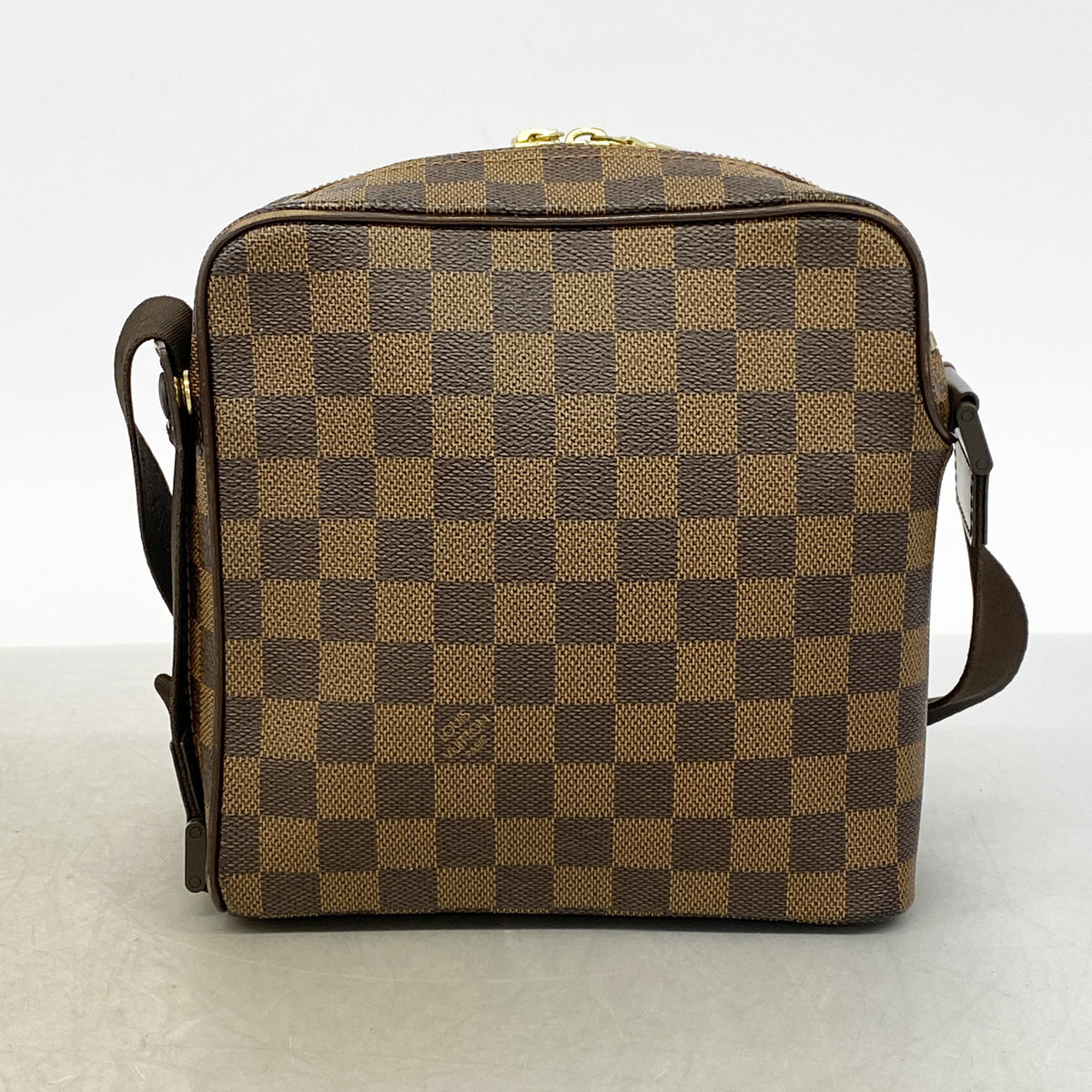 【6ge6300】ルイヴィトン ショルダーバッグ ダミエ オラフPM N41442 エベヌ【中古】レディース