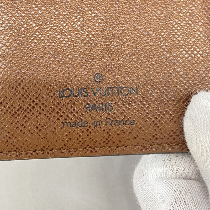 【6ge6306】ルイヴィトン 財布 モノグラム ポルトモネビエヴィエノワ M61663 ブラウン【中古】レディース
