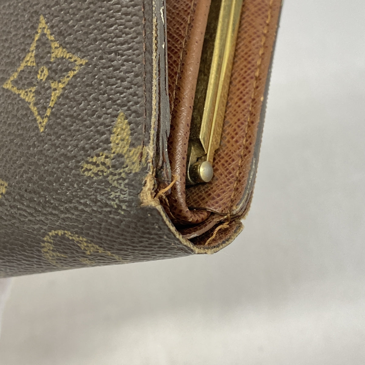 【6ge6306】ルイヴィトン 財布 モノグラム ポルトモネビエヴィエノワ M61663 ブラウン【中古】レディース