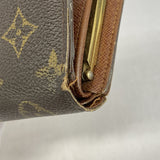 【6ge6306】ルイヴィトン 財布 モノグラム ポルトモネビエヴィエノワ M61663 ブラウン【中古】レディース