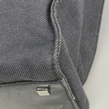 【6ge6319-k】グッチ トートバッグ 91249 デニム ブラック シルバー金具【中古】レディース