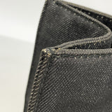 【6ge6319-k】グッチ トートバッグ 91249 デニム ブラック シルバー金具【中古】レディース