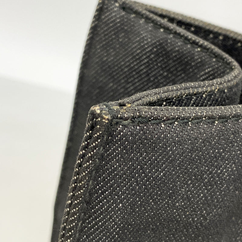 【6ge6319-k】グッチ トートバッグ 91249 デニム ブラック シルバー金具【中古】レディース
