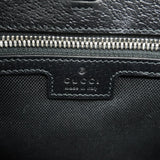 【6ge6336-k】グッチ トートバッグ ジャンボGG 68095 キャンバス ブラック シルバー金具【中古】レディース